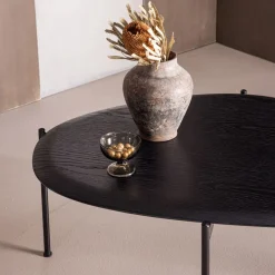 Salontafels<WOOOD Salontafel Kota Zwart - 92x67 cm