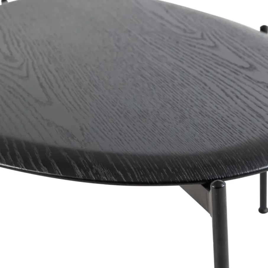 Salontafels<WOOOD Salontafel Kota Zwart - 92x67 cm