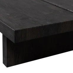 Salontafels<WOOOD Salontafel Lion Donkerbruin - 140x60 cm