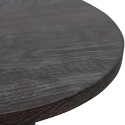 Salontafels<WOOOD Salontafel Maan Donkerbruin - Ø 80 cm