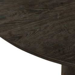 Salontafels<WOOOD Salontafel Maan Donkerbruin - Ø 100 cm