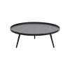 Salontafels<WOOOD Salontafel Mesa Zwart - Ø 100 cm