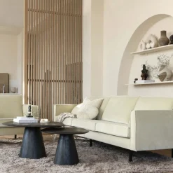 Salontafels<WOOOD Salontafel Posture Zwart - 70x59 cm