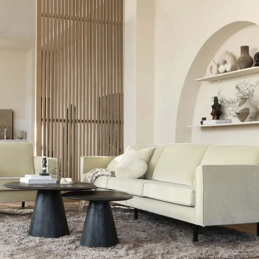 Salontafels<WOOOD Salontafel Posture Zwart - 70x59 cm