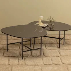 Salontafels<WOOOD Salontafel Vajen Zwart - 70x70 cm