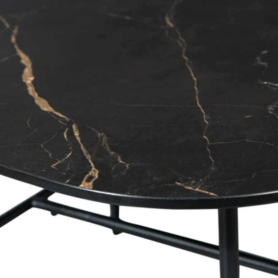 Salontafels<WOOOD Salontafel Vajen Zwart - 70x70 cm