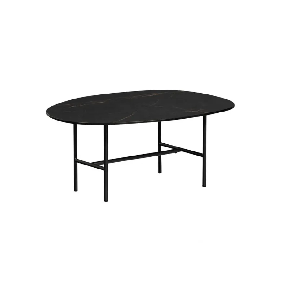 Salontafels<WOOOD Salontafel Vajen Zwart - 80x60 cm
