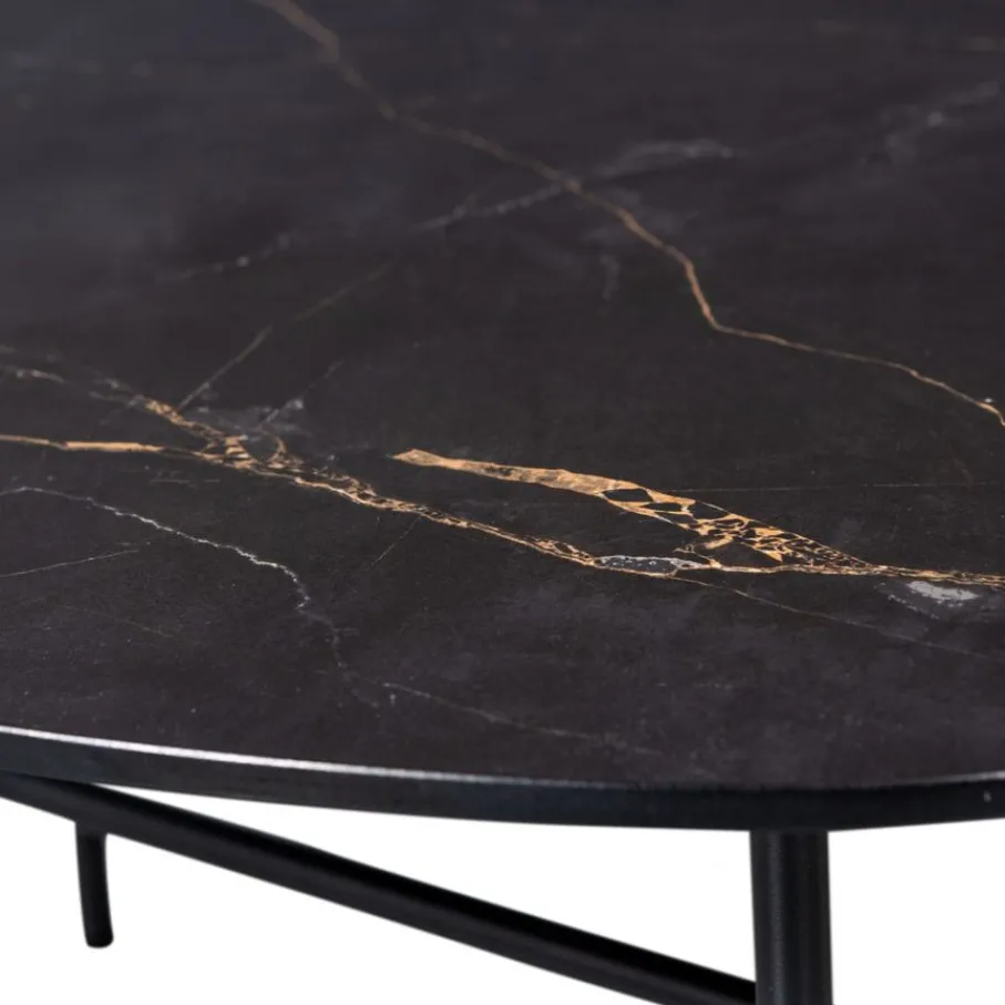 Salontafels<WOOOD Salontafel Vajen Zwart - 80x60 cm