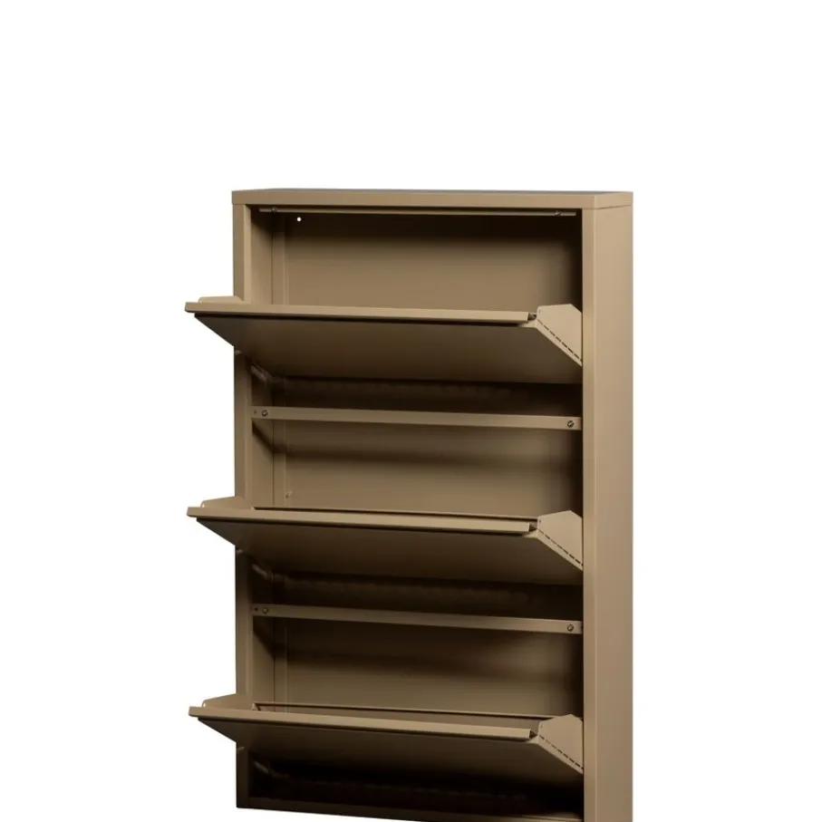 Opbergkasten|Schoenenkasten<WOOOD Schoenenkast Sabine Zand - 66x103x16 cm