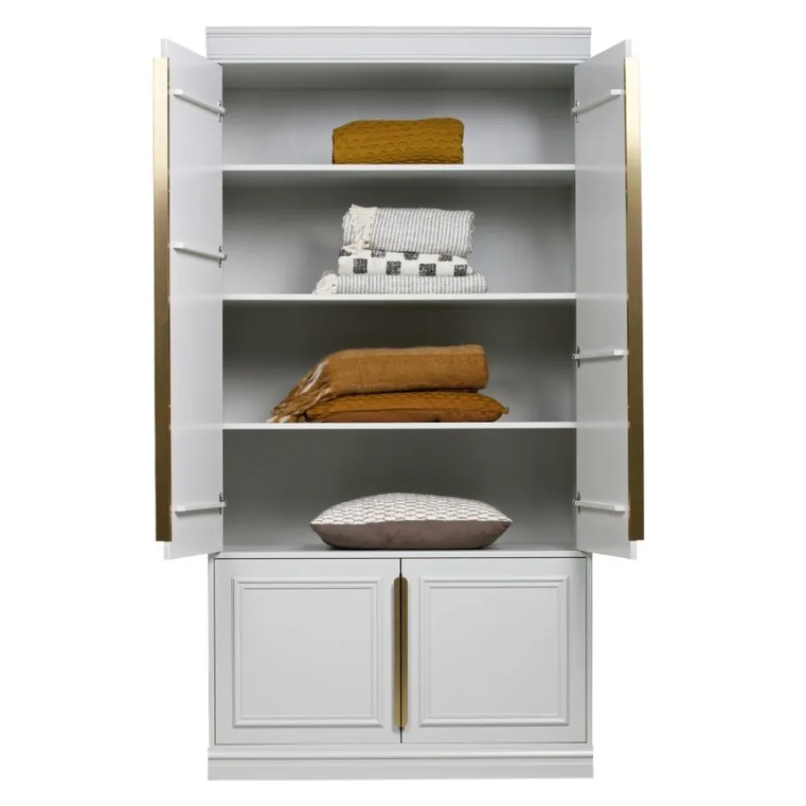 Kastaccessoires<WOOOD Set Legplanken Organize Grijs - 106x55 cm