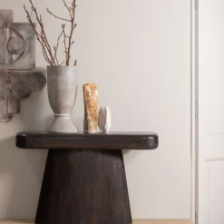 Sidetables<WOOOD Sidetable Amco Bruin / Zwart - 120x76x40 cm