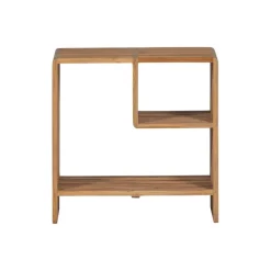 Sidetables|Bijzettafels<WOOOD Sidetable Jasmijn Bruin - 55x55x30 cm
