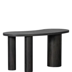 Bureaus|Sidetables<WOOOD Sidetable Maan Donkerbruin - 150x75x70 cm