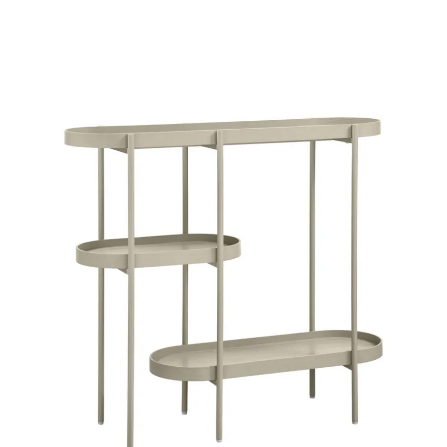 Sidetables<WOOOD Sidetable Noan Beige - 90x80x28 cm