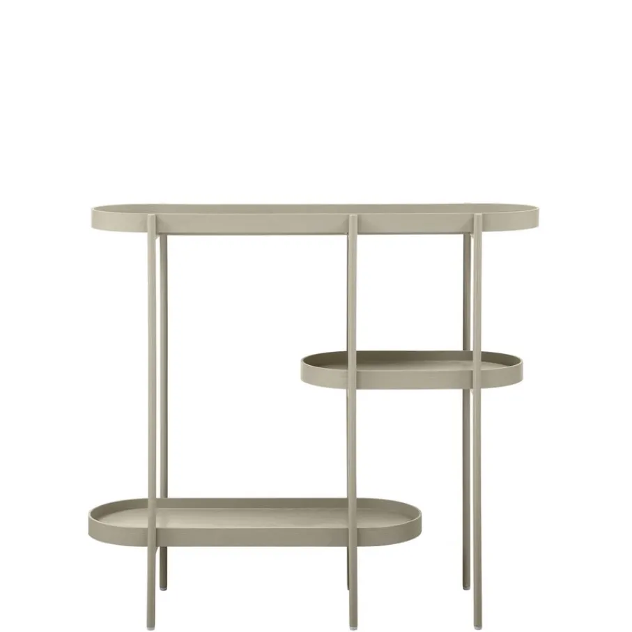 Sidetables<WOOOD Sidetable Noan Beige - 90x80x28 cm