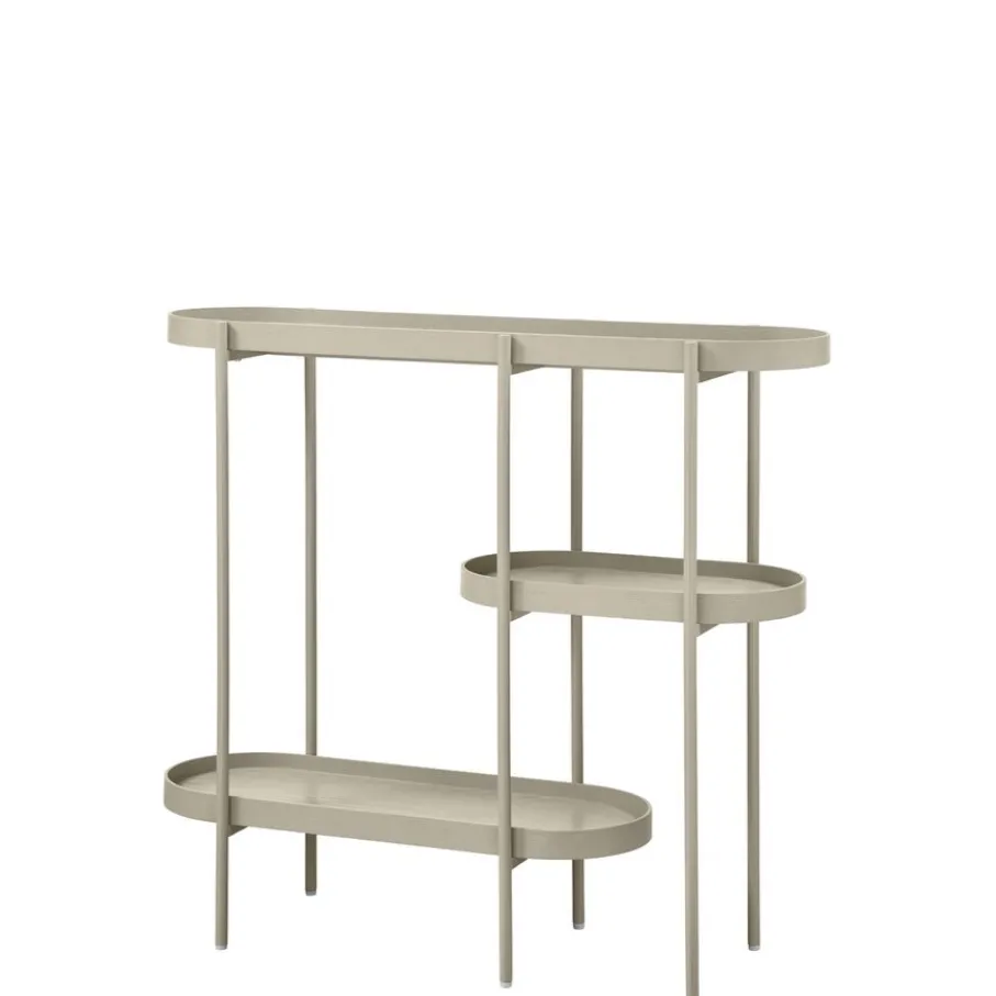 Sidetables<WOOOD Sidetable Noan Beige - 90x80x28 cm