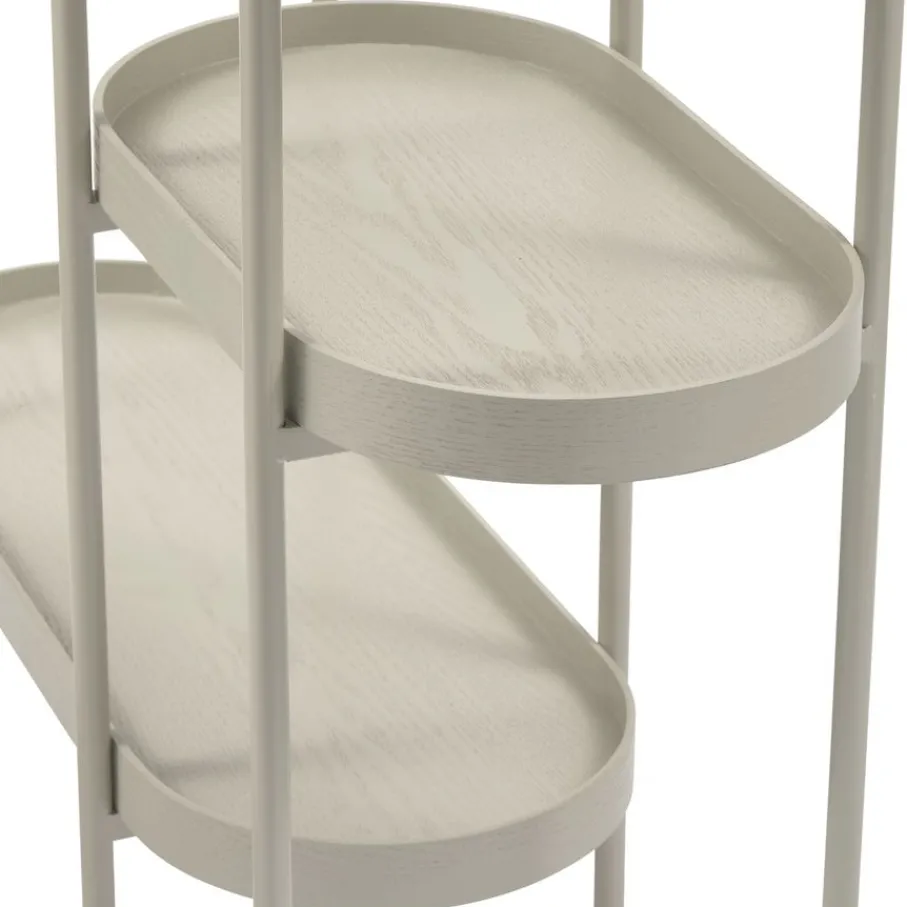 Sidetables<WOOOD Sidetable Noan Beige - 90x80x28 cm