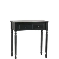 Sidetables<WOOOD Sidetable Romy Zwart - 75x78x38 cm