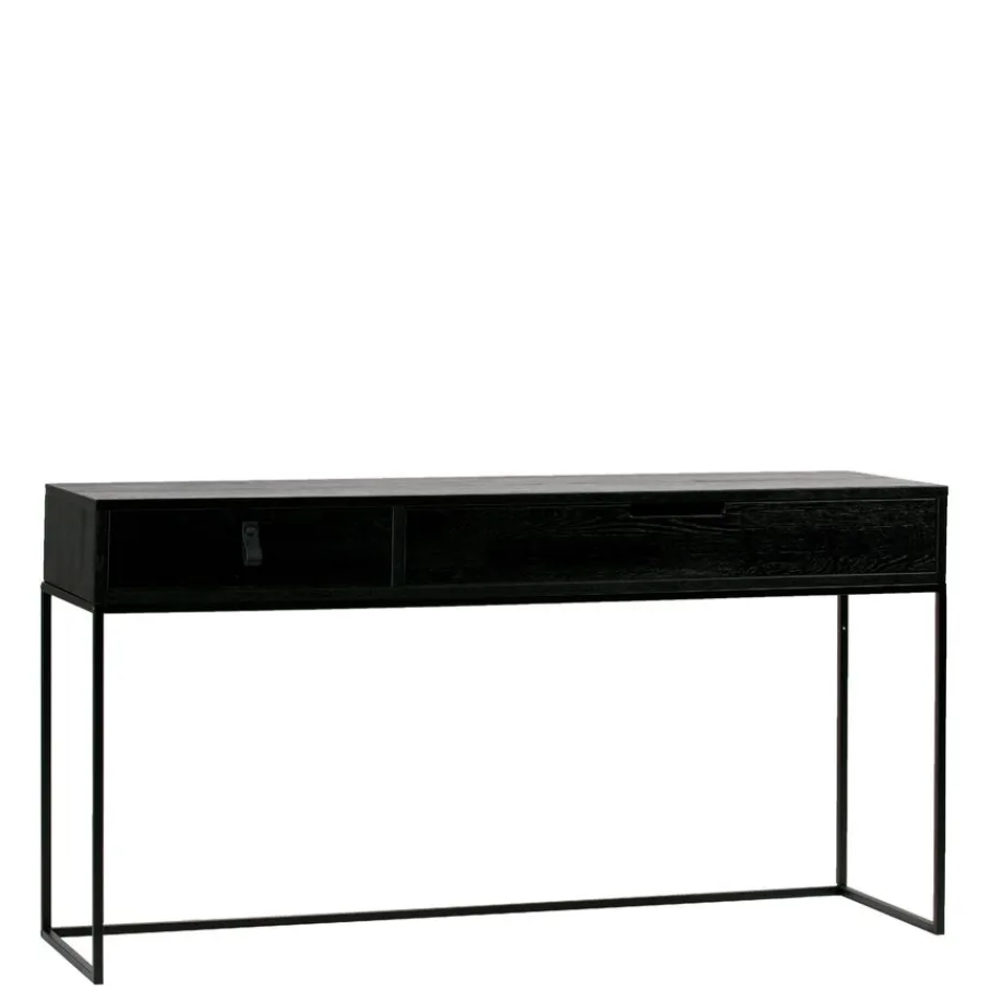 Sidetables<WOOOD Sidetable Silas Zwart - 140x74x40 cm