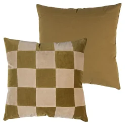 Sierkussens<WOOOD Sierkussen Vola Groen / Terra - set 4 stuks