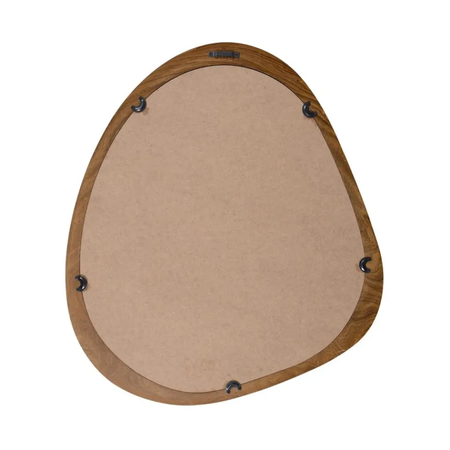 Spiegels<WOOOD Spiegel Leif Bruin - 44x48 cm