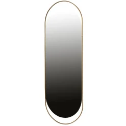 Spiegels<WOOOD Spiegel Sanou Goud - 168x60 cm