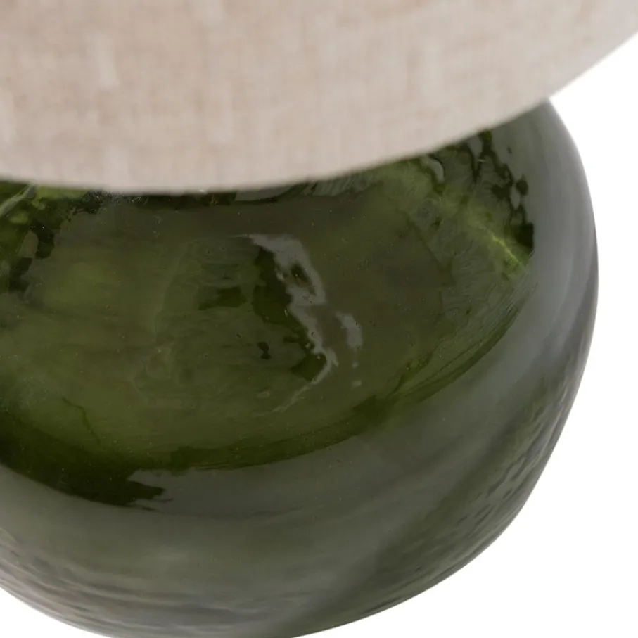 Tafellampen<WOOOD Tafellamp Luma Groen / Naturel - E27 - 60 cm hoog