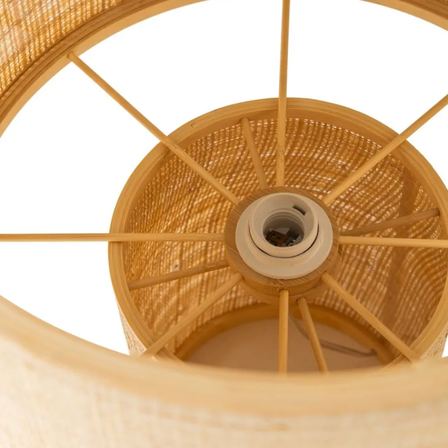 Tafellampen<WOOOD Tafellamp Syro Beige - E27 - 55 cm hoog