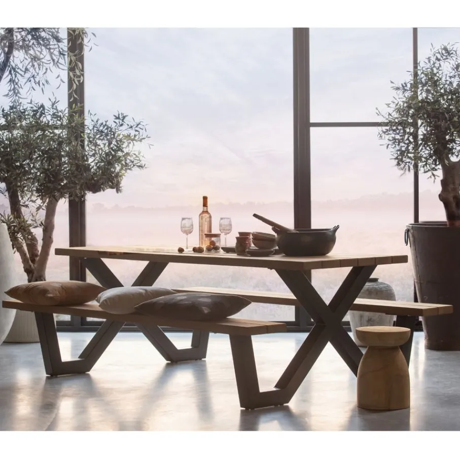 Tafelpoten<WOOOD Tafelpoot Picknicktafel Tablo Zwart