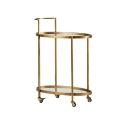 Opbergkasten<WOOOD Trolley Push Goud