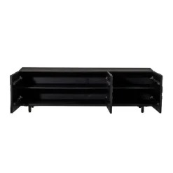 Tv-Meubels<WOOOD TV-meubel Counter Zwart - 160x50x45 cm