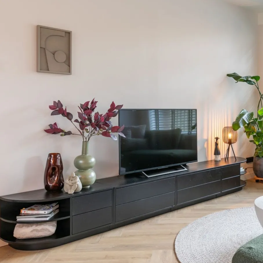 Tv-Meubels<WOOOD TV-meubel Finca Zwart - 75x40x40 cm