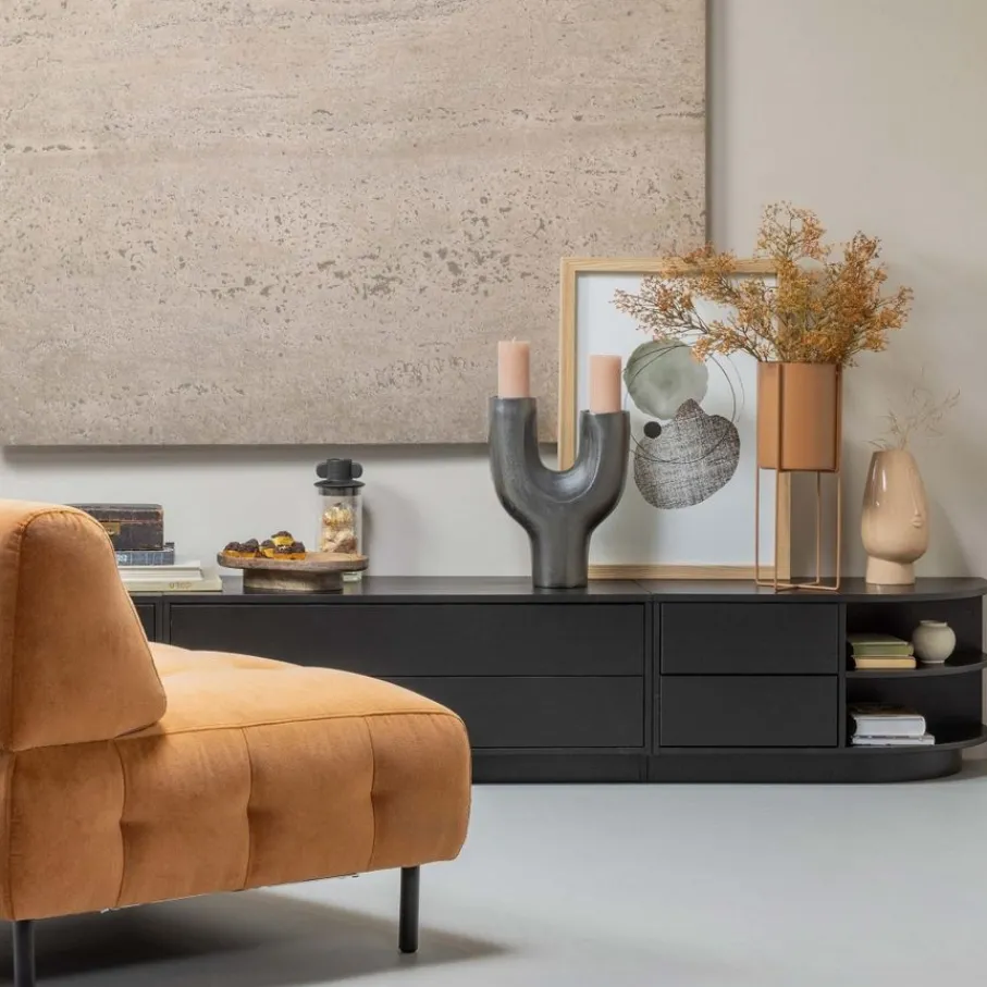 Tv-Meubels<WOOOD TV-meubel Finca Zwart - 78x40x40 cm