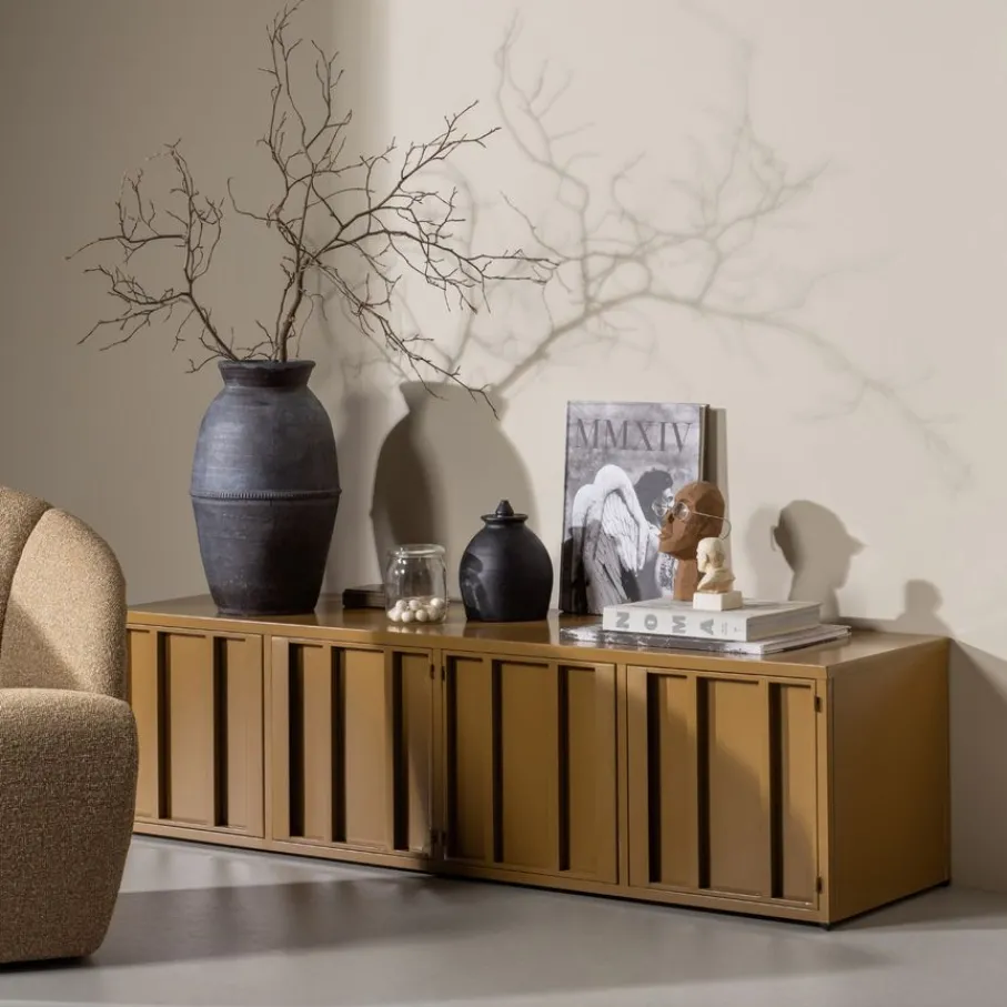 Tv-Meubels<WOOOD TV-meubel Level Honinggeel - 160x44x44 cm