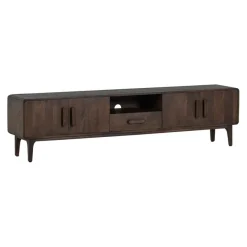 Tv-Meubels<WOOOD TV-meubel Liya Donkerbruin - 200x50x35 cm