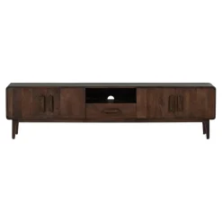 Tv-Meubels<WOOOD TV-meubel Liya Donkerbruin - 200x50x35 cm