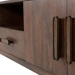Tv-Meubels<WOOOD TV-meubel Liya Donkerbruin - 200x50x35 cm