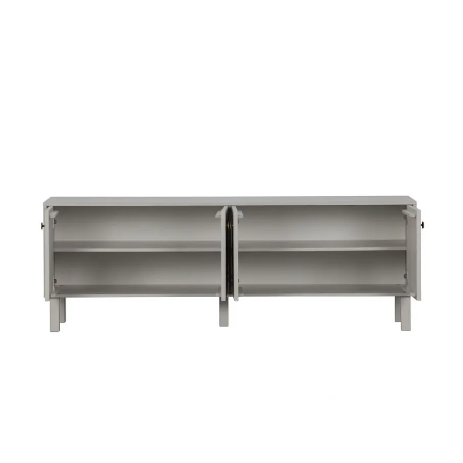 Tv-Meubels<WOOOD TV-meubel Madu Grijs - 160x56x46 cm