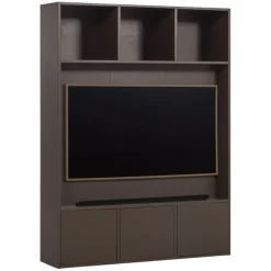 Tv-Meubels<WOOOD TV-meubel Meggy Middenbruin - 160x215x40 cm