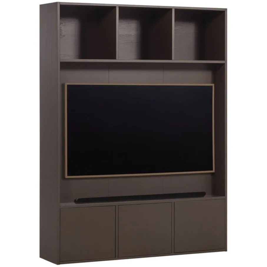 Tv-Meubels<WOOOD TV-meubel Meggy Middenbruin - 160x215x40 cm