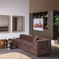 Tv-Meubels<WOOOD TV-meubel Meggy Middenbruin - 160x215x40 cm