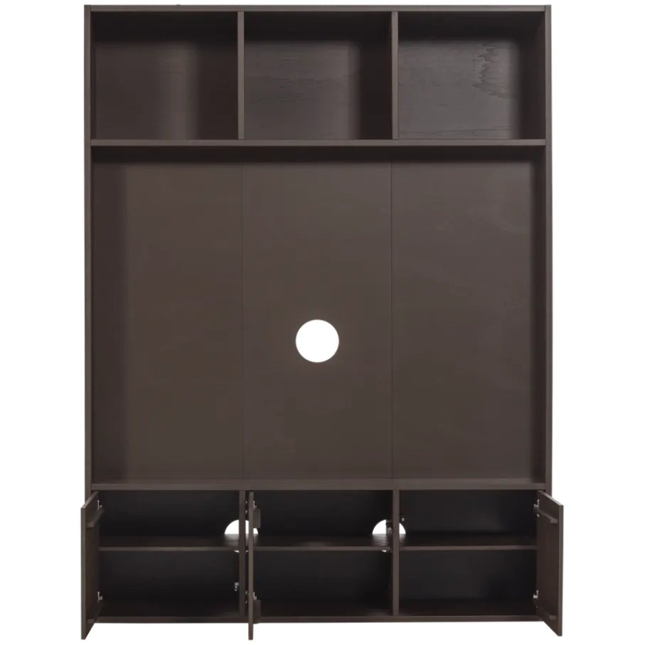Tv-Meubels<WOOOD TV-meubel Meggy Middenbruin - 160x215x40 cm