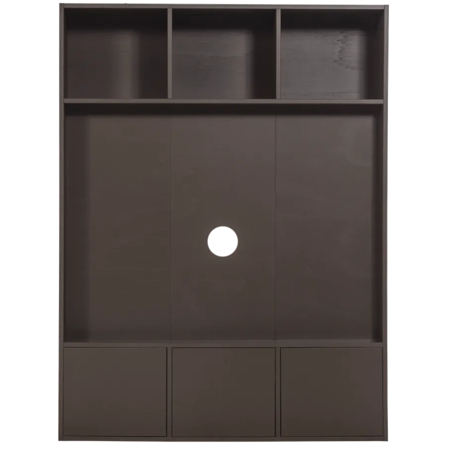 Tv-Meubels<WOOOD TV-meubel Meggy Middenbruin - 160x215x40 cm