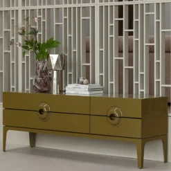 Tv-Meubels<WOOOD TV-meubel Merge Honinggeel - 160x57x44 cm