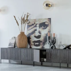 Tv-Meubels<WOOOD TV-Meubel New Gravure Bruin - 150x56x44 cm