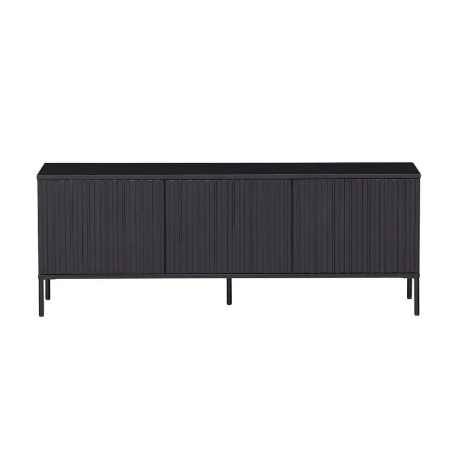 Tv-Meubels<WOOOD TV-meubel New Gravure Zwart - 150x56x44 cm