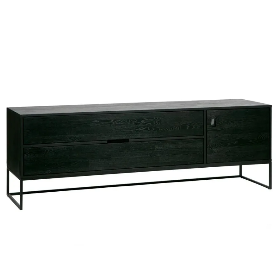 Tv-Meubels<WOOOD TV-meubel Silas Zwart - 180x61x44 cm