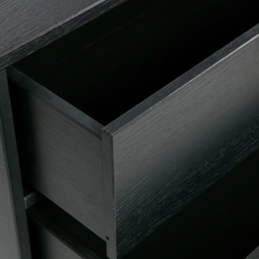 Tv-Meubels<WOOOD TV-meubel Silas Zwart - 180x61x44 cm