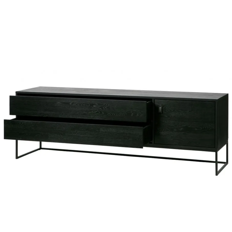 Tv-Meubels<WOOOD TV-meubel Silas Zwart - 180x61x44 cm