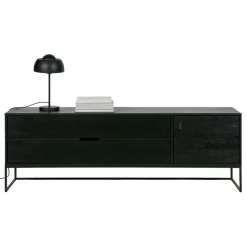 Tv-Meubels<WOOOD TV-meubel Silas Zwart - 180x61x44 cm